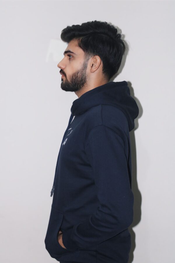 Blue Murshid Printed Hoodie - Image 2